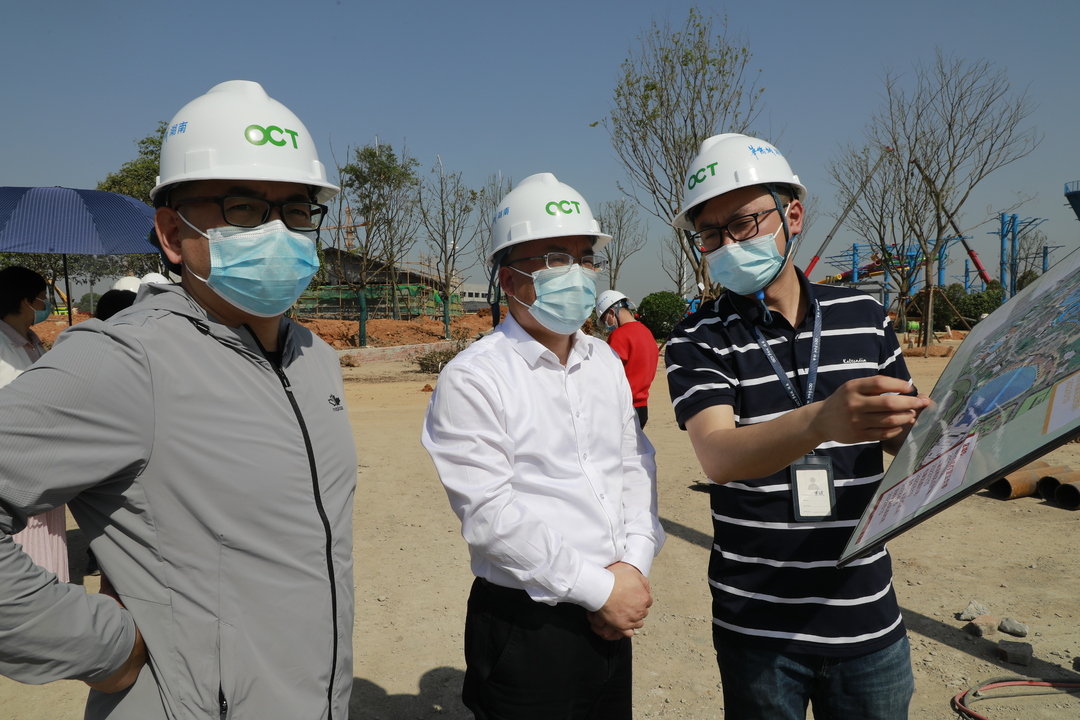 颜和平调研重点项目建设和企业运行工作