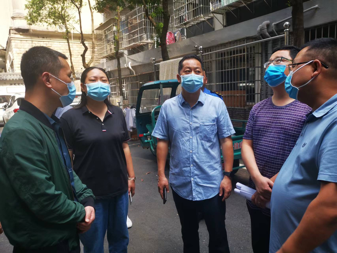 问题清零，石鼓区对文明创建工作进行再督查