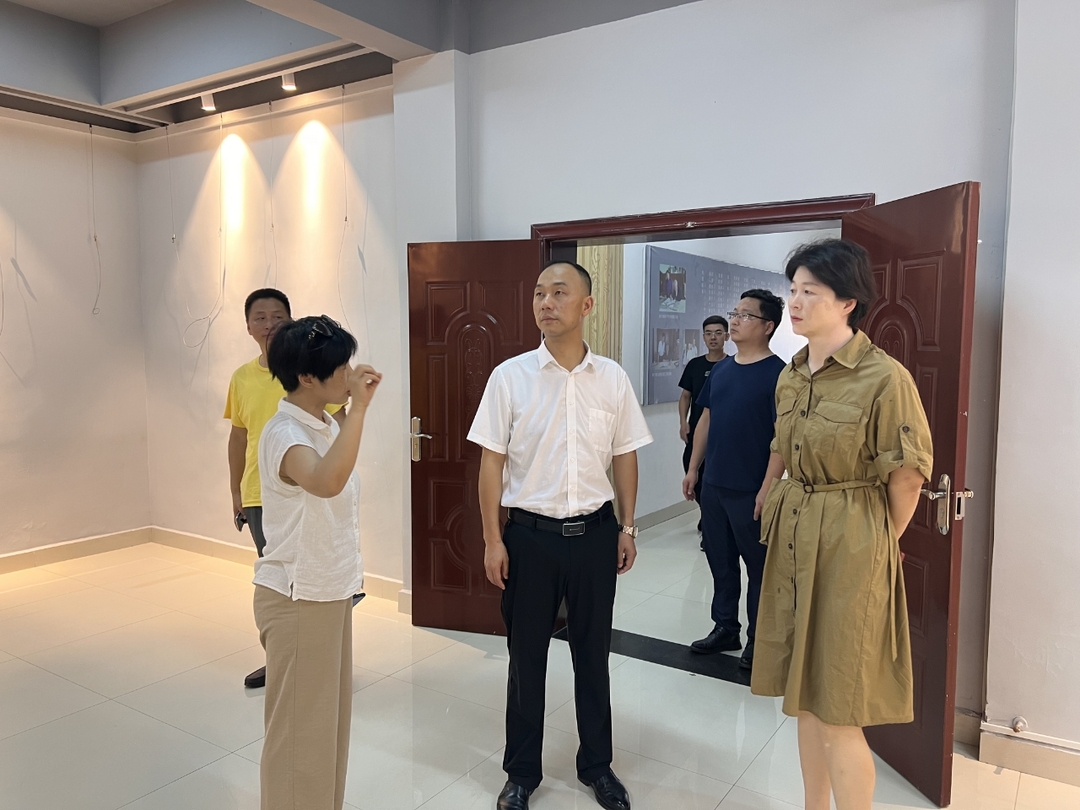 区领导调研区文旅体局工作