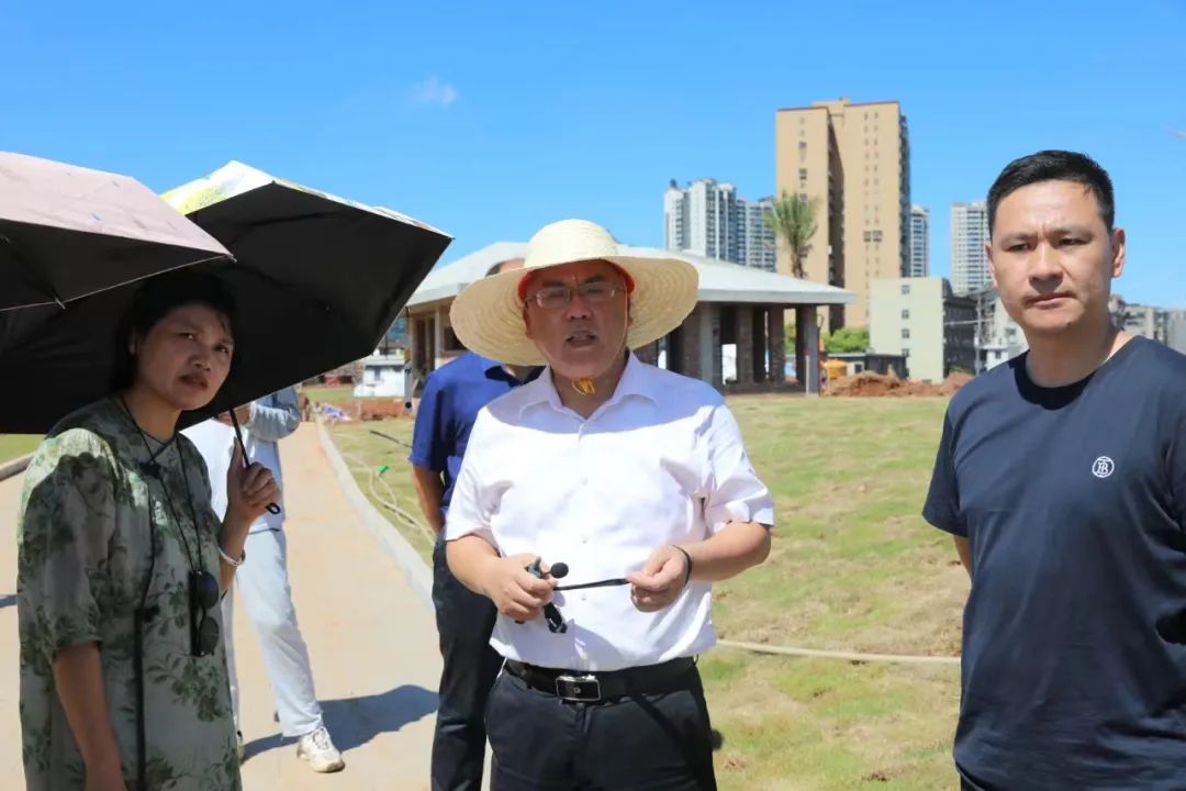 颜和平督导旅发大会重点项目观摩活动筹备工作