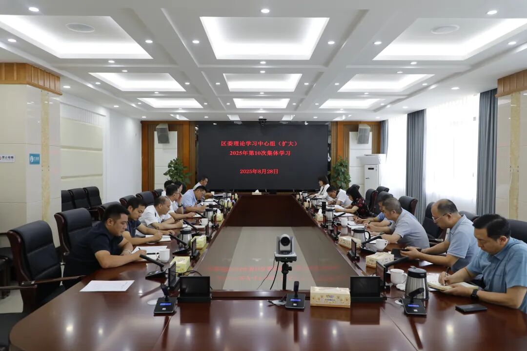 石鼓区委理论学习中心组（扩大）举行2025年第10次集体学习