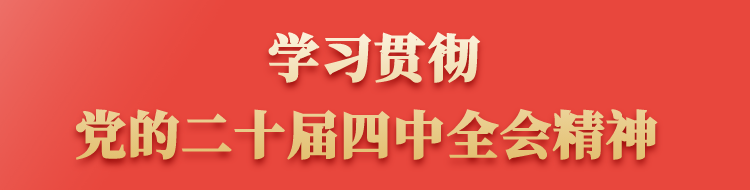 学习贯彻党的二十届四中全会精神
