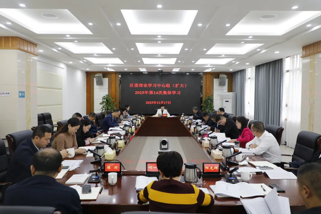 石鼓区委理论学习中心（扩大）举行2025年第14次集体学习