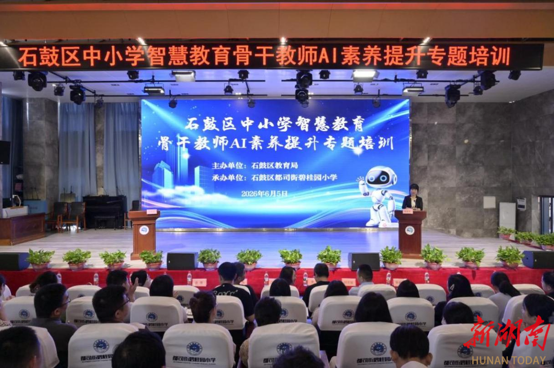 智汇石鼓 赋能未来!石鼓区举办中小学智慧教育骨干教师AI素养提升专题培训