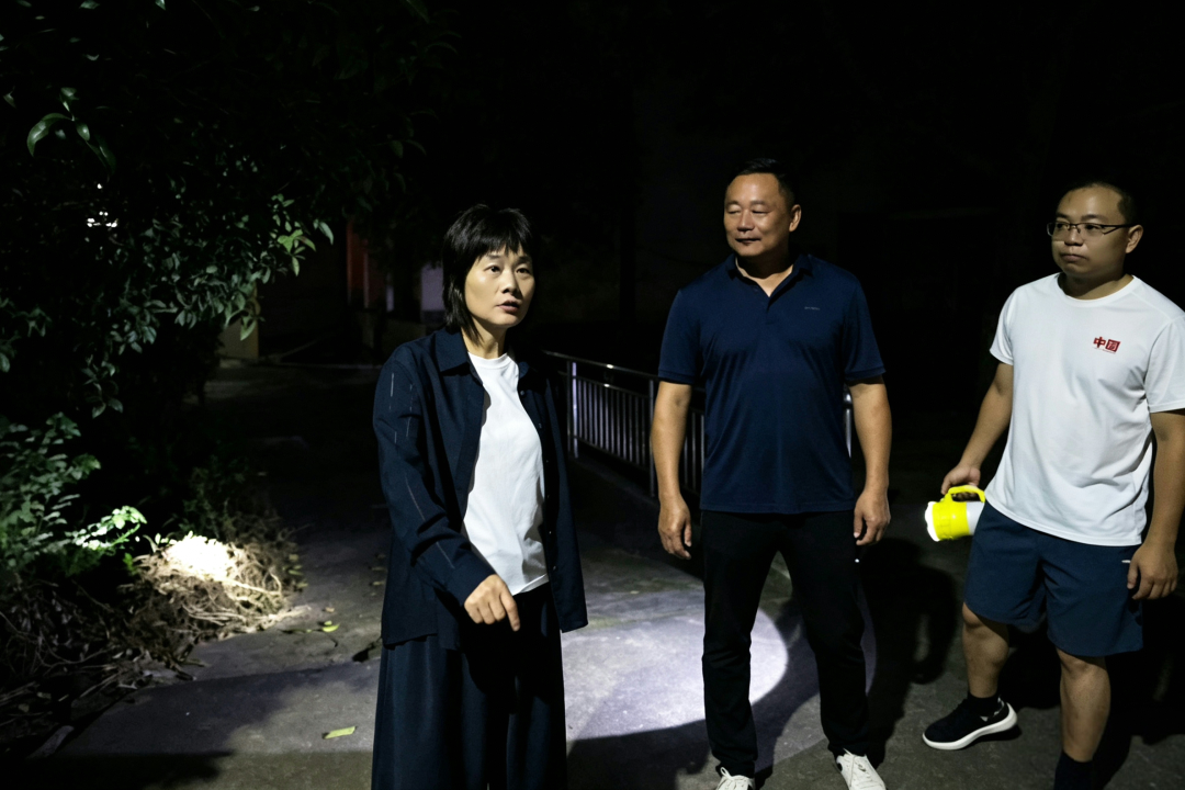 谢海蓉督导防汛抗灾工作