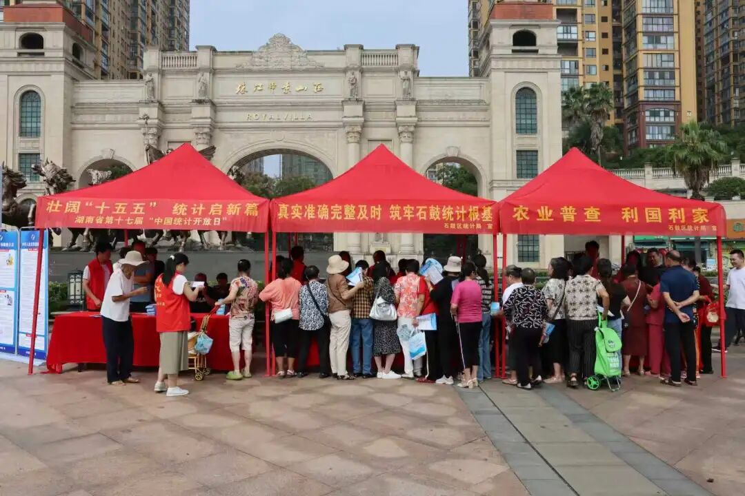 石鼓区开展第十七届“中国统计开放日”宣传活动