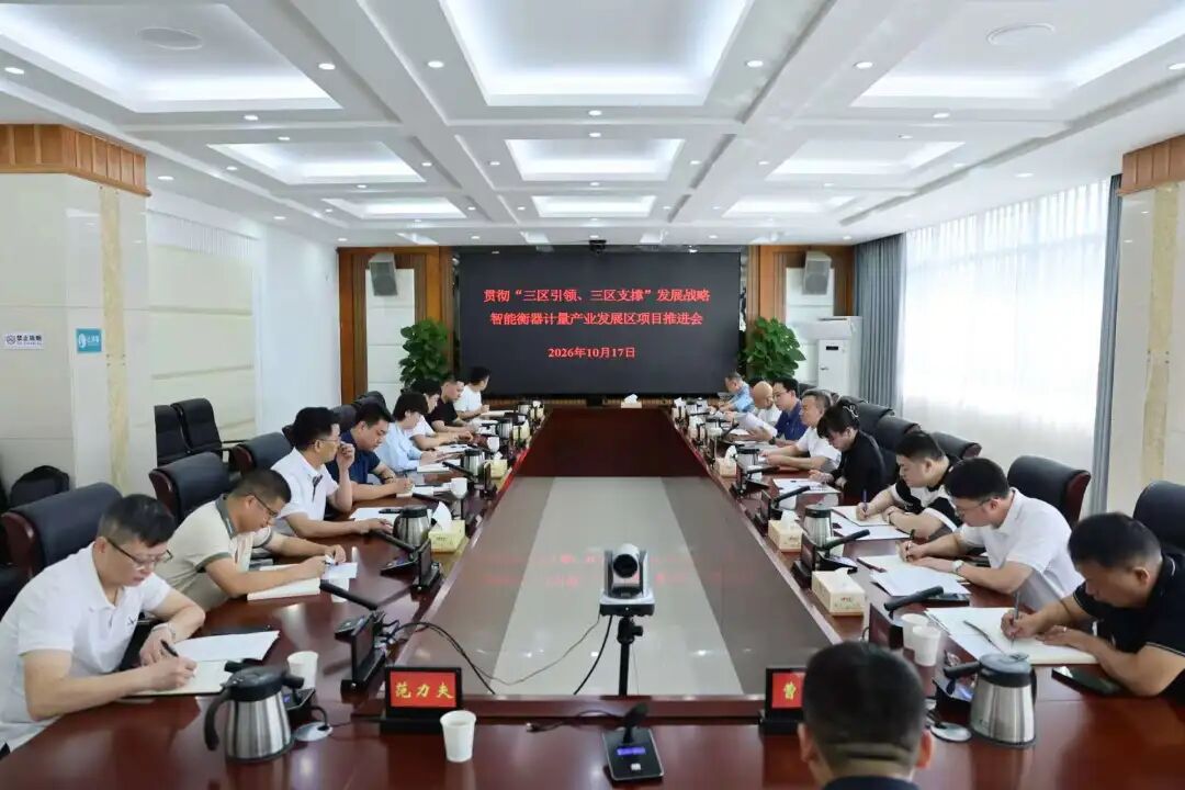 三区引领 三区支撑｜加压奋进、挂图作战，石鼓区召开智能衡器计量产业发展区项目推进会