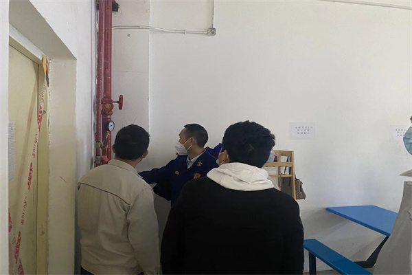 石鼓区消防救援大队深入辖区劳密企业开展消防安全检查指导