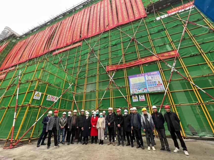 石鼓区中医正骨医院扩建项目顺利封顶
