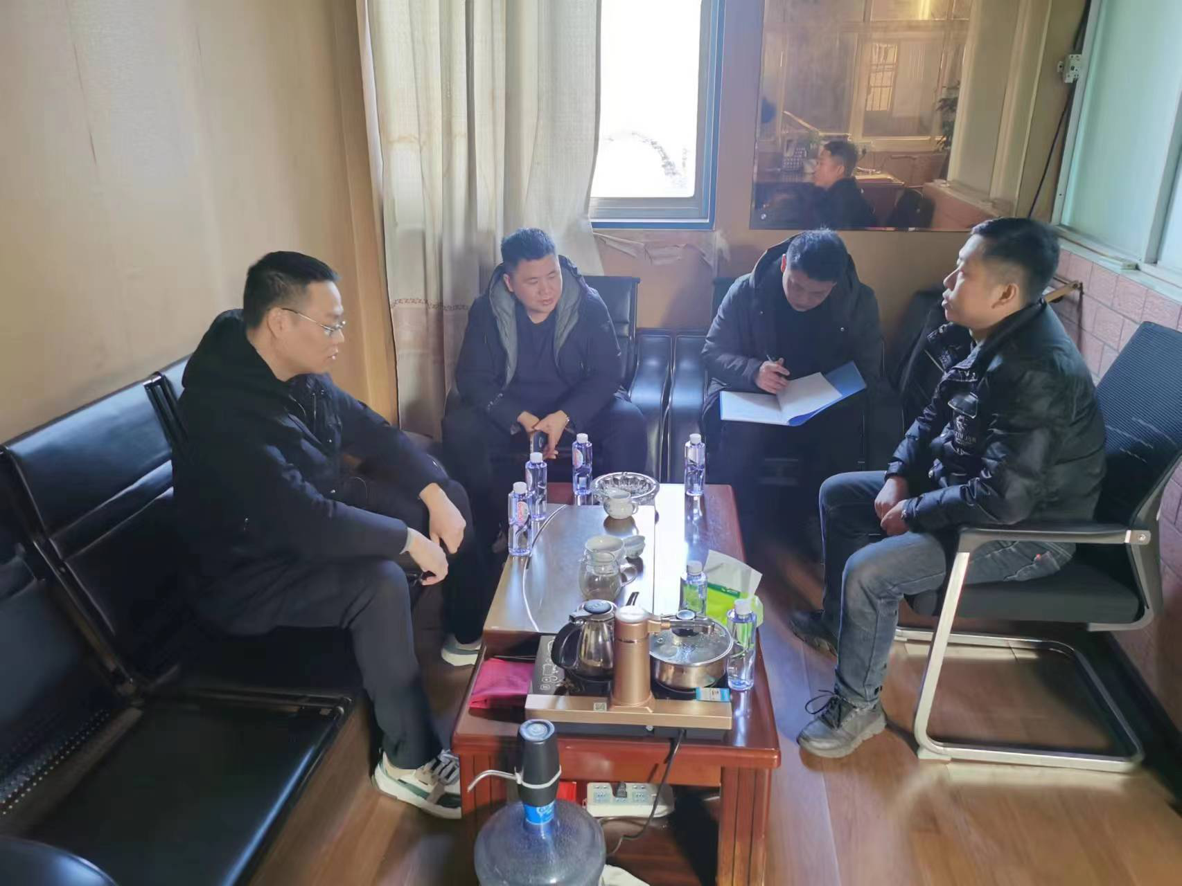 石鼓区应急管理局助力企业复工复产保安全