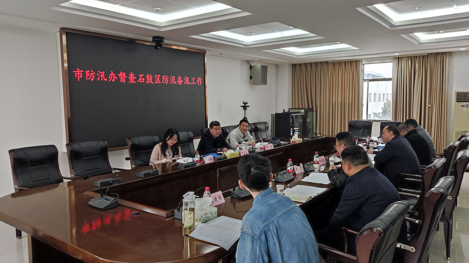 未雨绸缪，市防指督查组督查石鼓区 防汛准备工作