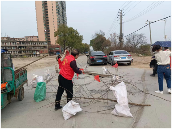合江街道：江雁社区道路突然塌陷 社区协调保平安
