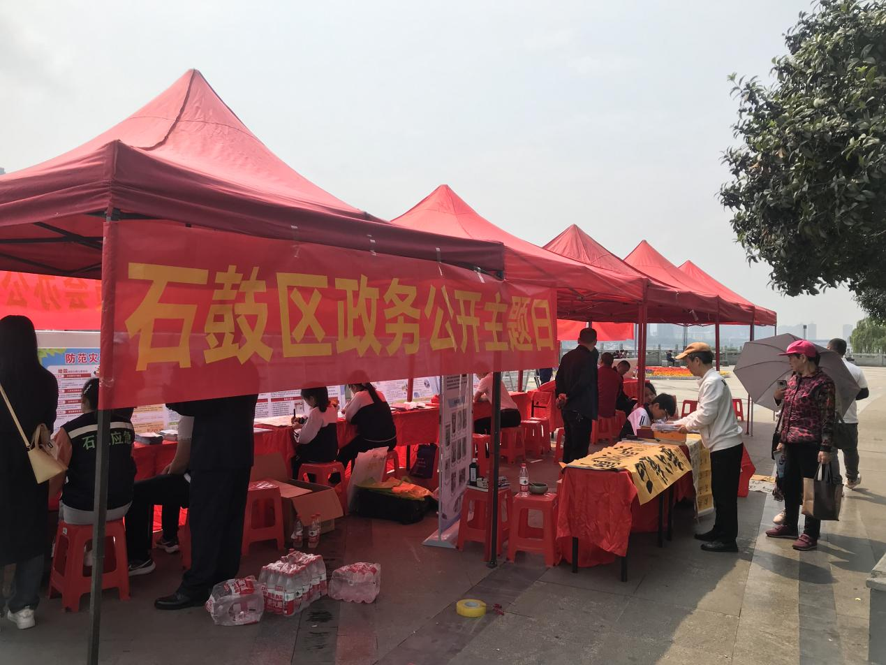石鼓区开展政务公开主题日活动