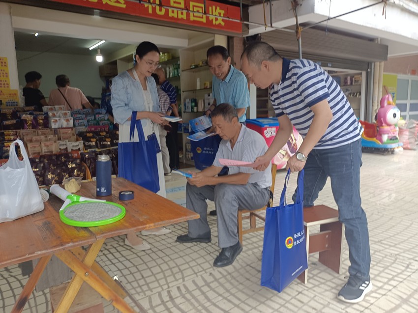 石鼓区国动办开展第23个全民国防教育日活动