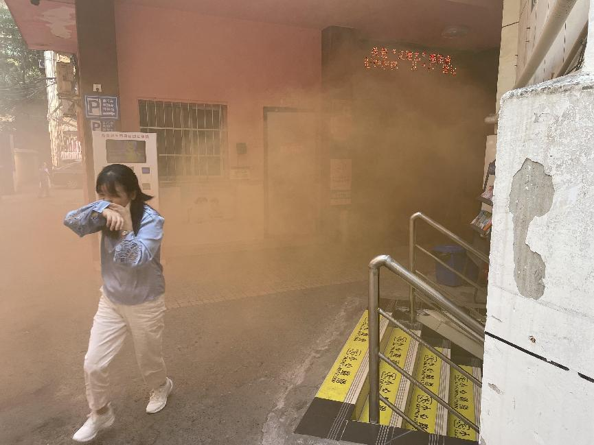 潇湘街道社区卫生服务中心开展“人人讲安全，个个会应急”消应急演练