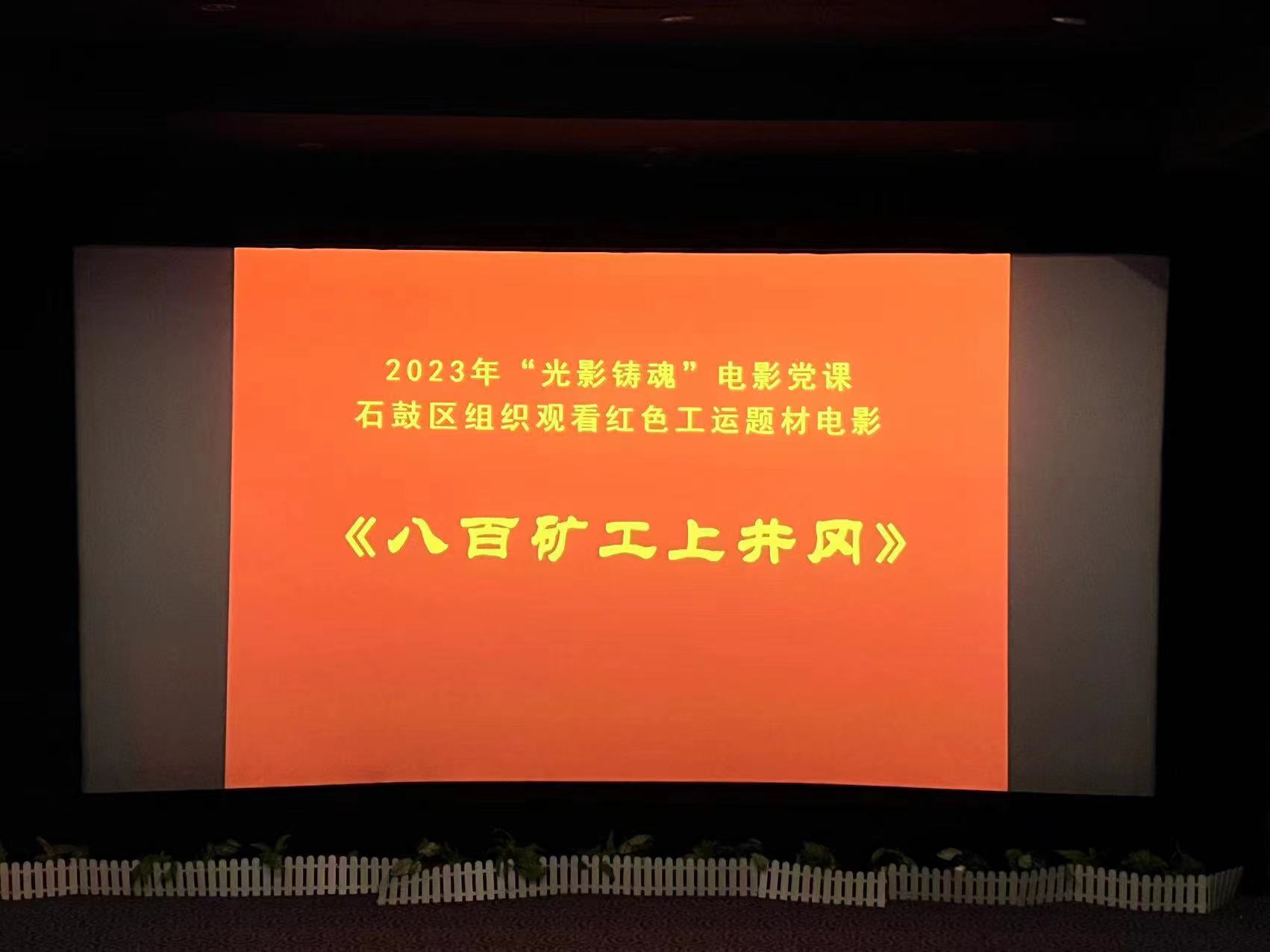 观红色电影 忆革命情怀！石鼓区住建局组织观看红色教育影片