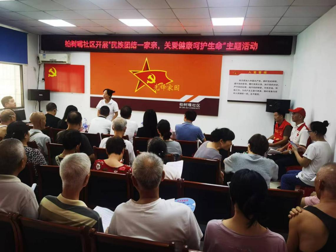 合江街道柏树嘴社区开展“民族团结一家亲，关爱健康呵护生命”主题活动