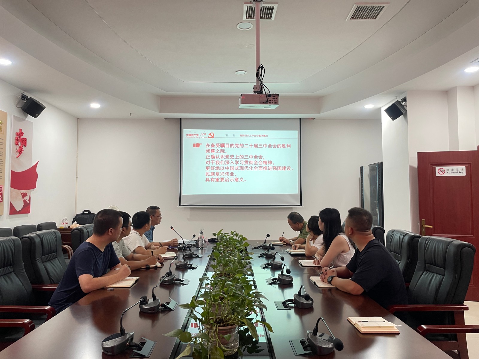 石鼓区数据局举行学习贯彻党的二十届三中全会精神区委宣讲团报告会