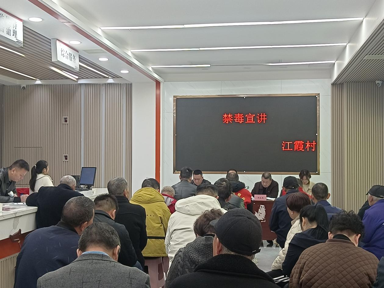 合江街道：江霞村开展禁毒宣传活动，守护无毒家园