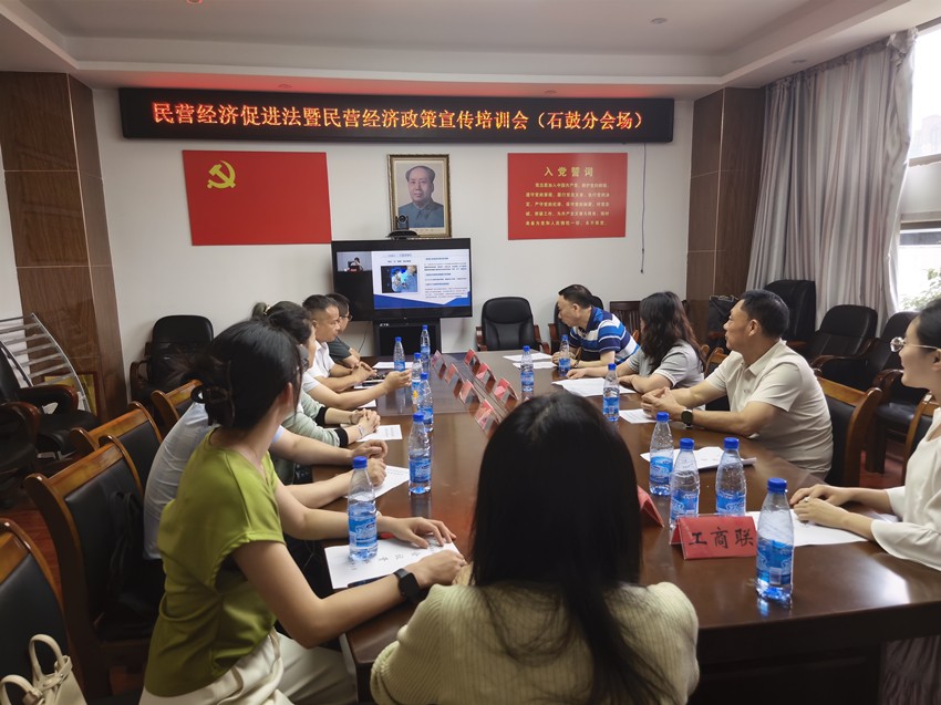 石鼓区开展民营经济促进法暨民营经济政策宣传培训会
