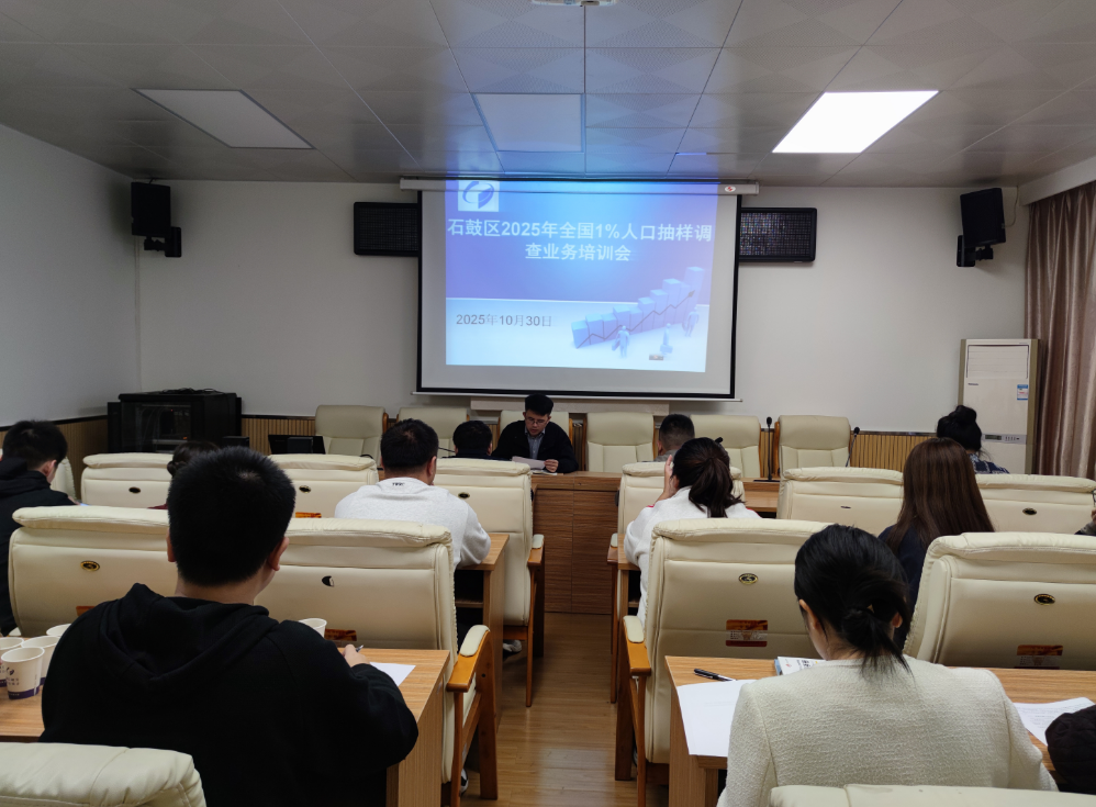 石鼓区举办2025年全国1%人口抽样调查登记培训会