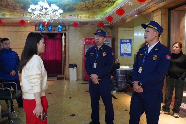 石鼓消防护航复工复产 守牢“开门红”安全防线