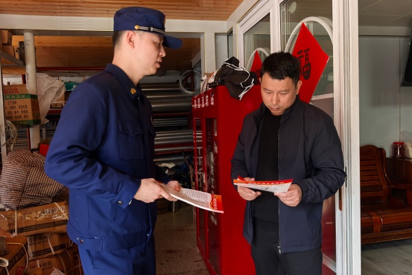 石鼓消防开展消防产品科普宣传活动