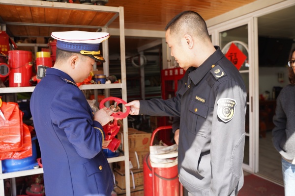 石鼓消防联合市场监督管理局开展“3·15”消防产品专项检查