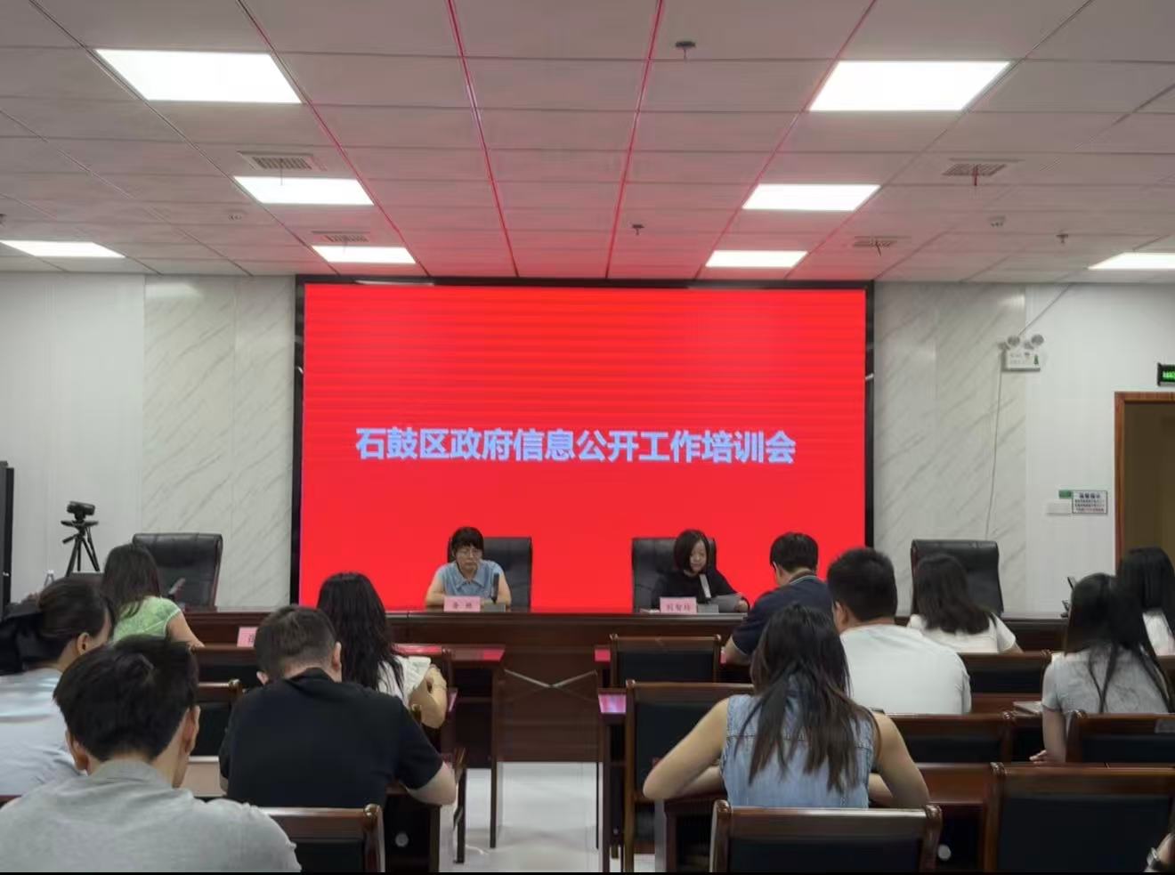 石鼓区数据局开展政府信息公开工作专题培训